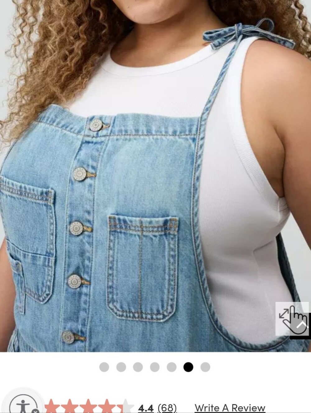 Torrid Denim Overalls Size 14 - Picture 2 of 11